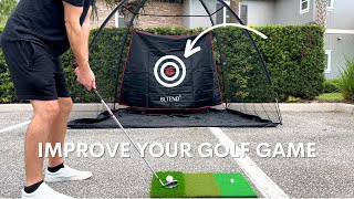 Bltend Golf Practice Hitting Net Review  Dramatically Improve Your Golf Game [upl. by Assilav]