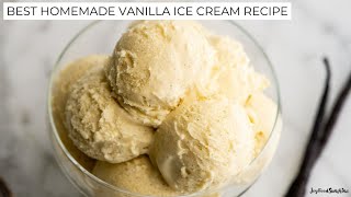 Best Homemade Vanilla Ice Cream Recipe [upl. by Gerfen11]