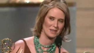 Cynthia Nixon Emmy Win ♥ [upl. by Meehaf]