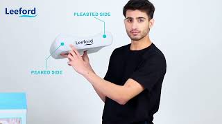 How to use Leeford Cervical Pillow Premium Support for a Restful Night’s Sleep [upl. by Norrv]