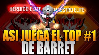 🔥😳😱ASI JUEGO EL TOP 10 DE BARRET freefire capcut 😱😳🔥 [upl. by Neved]