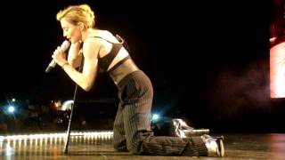 Madonna MDNA tour human naturelike a virgin live in Tel Aviv [upl. by Skcirdnek]