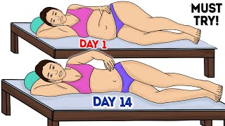 DAY 1 OF 14  DO IT BEFORE SLEEP TO LOSE STUBBORN BELLY FAT  14 DAYS WORKOUT PLAN [upl. by Voltmer99]