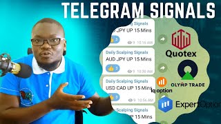 Olymp Trade Telegram Signals Quotex Signals Expert Option Iq Option and Binomo Signals [upl. by Arehc]