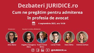 Cum ne pregătim pentru admiterea în profesia de avocat ediția 547 [upl. by Rooker]