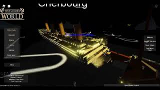 Sinking of RMS Titanic  Tiny sailors world roblox [upl. by Anglim]