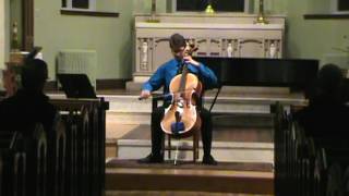 Bach Cello Suite 6 Prelude Roric Cunningham [upl. by Salita695]