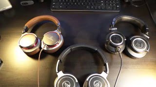 The best of audio technica M50X M70X amp MSR7  The Trifecta Review [upl. by Akenehs]