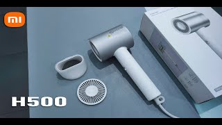 Xiaomi Water Ionic Hair Dryer H500 Unboxing Overview [upl. by Abijah126]