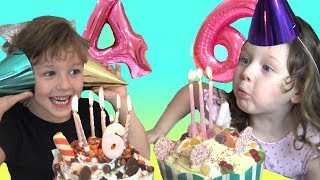 Isla and Olivias BIRTHDAY Celebrations Taking JoJo Siwa Toys to Mcdonalds  a Dance Party [upl. by Eelyek]