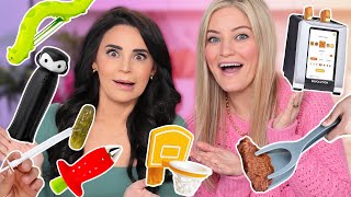 TESTING FUNNY KITCHEN GADGETS w iJustine  Part 18 [upl. by Novahc580]