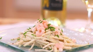 Celery Root and Green Apple Remoulade with Bay Shrimp Recipe [upl. by Ecnirp]