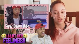 Danielle Bregoli Reacts To My Reaction To BHAD BHABIE quotGucci Flip Flopsquot [upl. by Enaed]