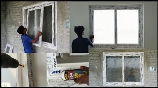 UPVC Sliding Window Installation Work  2 Track Sliding  UPVC Windows Thirukovilur  kallakurichi [upl. by Eisnil381]