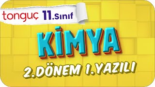 11Sınıf Kimya 2Dönem 1Yazılıya Hazırlık 📑 2024 [upl. by Ruosnam]