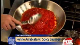 Cooking Penne Arrabiata with Spicy Sausage [upl. by Volny]