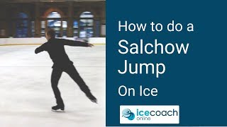 Ice Skating Tutorial  How to do a Salchow Jump On Ice [upl. by Lleder139]