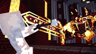 Ignis vs Entity 303 LEnders Cataclysm mod vs Minecraft Creepypasta  Minecraft Animation [upl. by Tijnar]