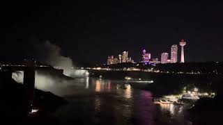 Night View of Niagara Falls  2023 [upl. by Enom]