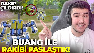 BUANG İLE FİŞEĞE RUSHLAYIP RAKİPLERİN ROBOTUNU ÇALDIK PUBG MOBILE [upl. by Assirral981]