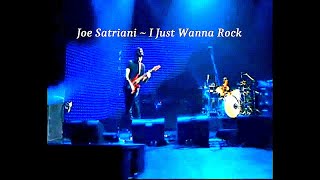 Joe Satriani  I Just Wanna Rock  2008  Live Video In Paris [upl. by Sholes]