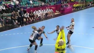 BRAZIL VS GERMANY 22nd IHF Womens Handball Championship 2015 Preliminary round [upl. by Enelia365]