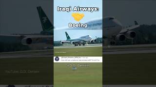 Boeing and Airbus 🤝 Iraqi Airways aviation iraqiairways avgeek EnnardAviationOPMfan [upl. by Onateag]