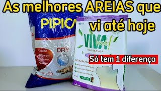 Areia VIVA VERDE e PIPICAT ULTRA DRY As melhores AREIAS que já vi até hoje Só tem uma diferença [upl. by Rica]