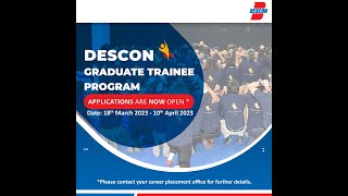 Fresh under Graduate Trainee Engineers Program  Descon Engineering  Descon Engineering Jobs 2023 [upl. by Iramohs]