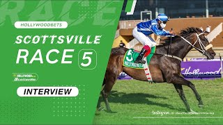 20240204 Hollywoodbets Scottsville Interview Race 5 won by LADY CANTON [upl. by Yovonnda]