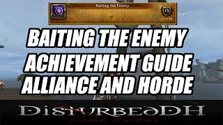 Baiting the Enemy  Achievement Guide  Battle for Azeroth WoW BFA  Alliance and Horde [upl. by Peirsen450]