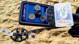 NOKTA LEGEND LG30 First Test Review At The Beach l 녹타레전드 첫 테스트리뷰 l Metal Detecting Korea 157 [upl. by Questa964]