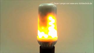 LED Feuer Lampe  Fire Lamp  Fackel Effekt von ERO LICHTTECHNIK [upl. by Sieracki137]