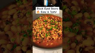 Delicious Black Eyed Beans Recipe 🌿  Easy amp Healthy shortvideos [upl. by Hertzfeld816]