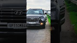 Black Creta  Gaddi Kali  Car Lovers creta blackcreta carlover driving gediyan shortvideo [upl. by Pauline]