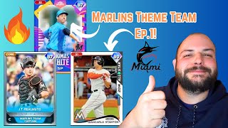 The Best Marlins Theme Team In MLB The Show 24 THESE CAPTAIN BOOST ARE INSANE  Ep 1 [upl. by Asetal]