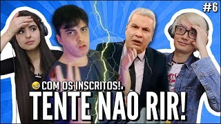 JOVENS REAGEM A DESAFIO TENTE NÃƒO RIR DOS INSCRITOS 6  SE RIR LEVA CHOQUE [upl. by Rawna767]