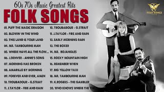 60s 70s Folk Music Greatest Hits  Folk Singers Of The 60s amp 70s  Jim Croce John Denver BDylan [upl. by Nitsirhc]