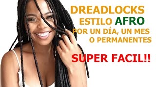 Extensiones de Rastas temporales o permanentes sin maltratar cabello [upl. by Hurlbut]