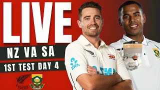 NZ vs SA 1st Test Day 4 LIVE  New Zealand vs South Africa  SA vs NZ LIVE MATCH TODAY [upl. by Valma976]