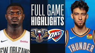 PELICANS at THUNDER  FULL GAME HIGHLIGHTS  November 1 2023 [upl. by Aseuqram394]