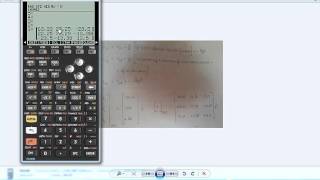 CALCULADORA HP50G MATRICES [upl. by Adalia]