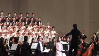 Messe solennelle de Santa Cecilia Benedictus Hanwoori Choir [upl. by Yelahc]