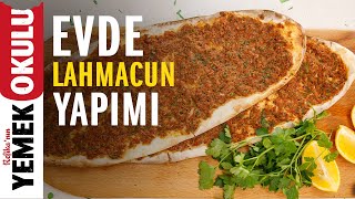 Evde Lahmacun Nasıl Yapılır  Çıtır Çıtır Kolay Lahmacun Tarifi [upl. by Ennyl763]