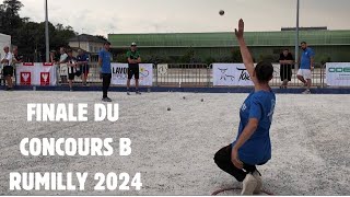 FINALE DU CONCOURS COMPLÉMENTAIRE RUMILLY 2024 petanque [upl. by Assirral]