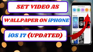 how to add video wallpaper on iphone ios 17add video as wallpaper iphone2024 [upl. by Mcgruter368]