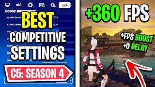 Fortnite Season 4 Competitive Settings Guide 🔧 FPS Boost  0 Input Delay [upl. by Piotr333]