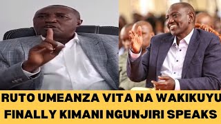 KWISHA Wewe Ruto Ni Mnyama na Umeanza Vita na Wakikuyu Kimani Ngunjiri Speaks After Gachagua Fired [upl. by Hras402]