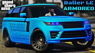 Baller LE Armored Review amp Best Customization  GTA 5 Online  Autobiography Range Rover Sport SVR [upl. by Crescin]