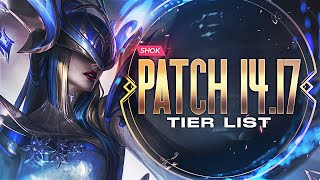 1417 MID LANE TIER LIST [upl. by Edivad209]